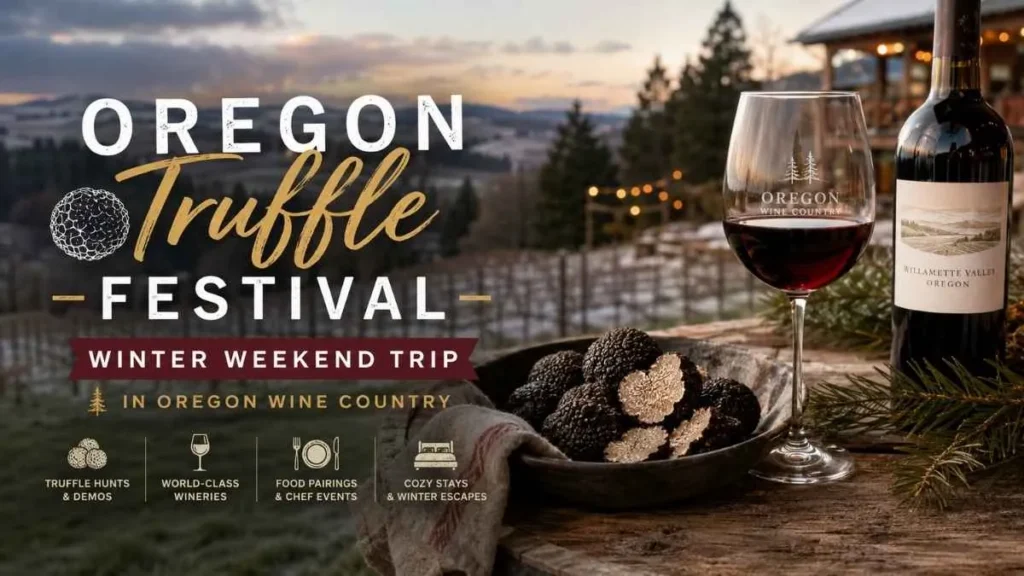 Oregon Truffle Festival winter weekend trip in Oregon wine country Oregon Truffle Festival winter weekend trip in Oregon wine country