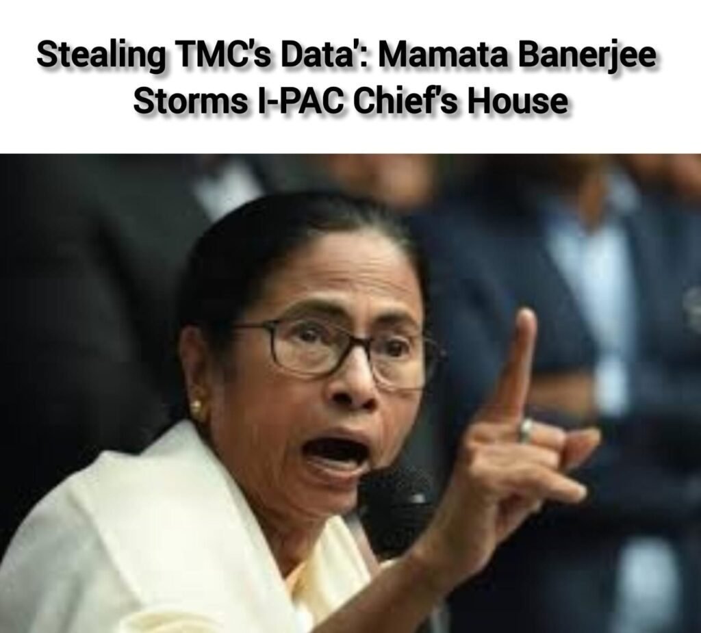 ED Tried to Seize TMC’s Internal Data During Raid at I-PAC Chief’s House, Alleges Mamata Banerjee